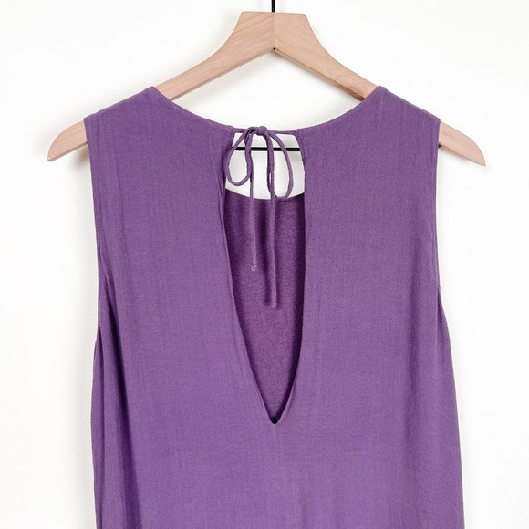 Aritzia Wilfred Midi Maxi Slip Shift Dress Wedding Guest Casual Sleeveless Sun - Picture 9 of 9